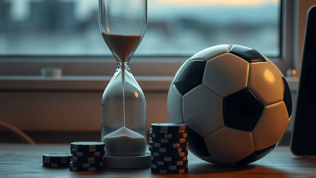 Clessidra, fiches e pallone: gioco responsabile sui siti di scommesse non AAMS